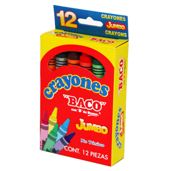 CRAYON JUMBO C/12 COLORES
