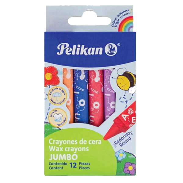 CRAYON JUMBO C/12 PELICRAYONES PELIKAN