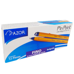 BOLIGRAFO PUNTO FINO PIN POINT C/12 - Azul