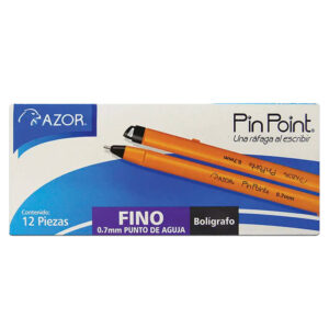 BOLIGRAFO PUNTO FINO PIN POINT C/12 - Negro