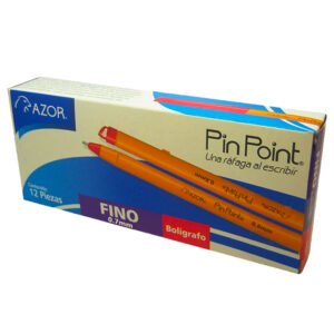 BOLIGRAFO PUNTO FINO PIN POINT C/12 - Rojo