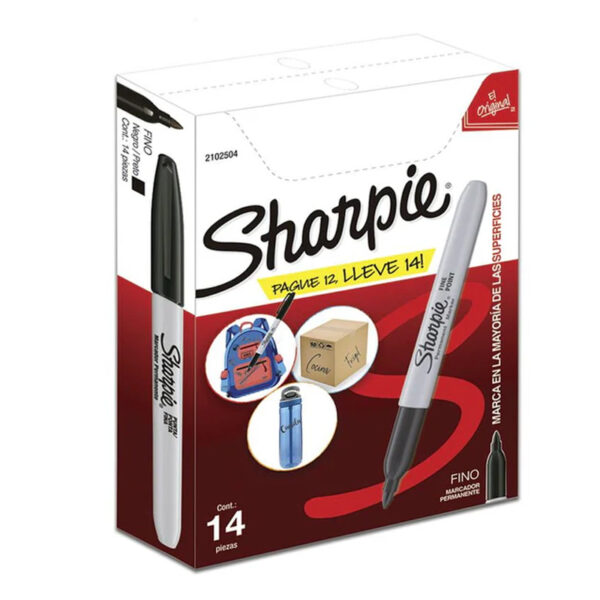 MARCADOR PERMANENTE PUNTO FINO SHARPIE