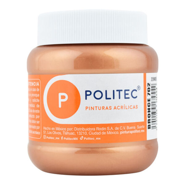 PINTURA ACRILICA 250ML BRONCE    POLITEC