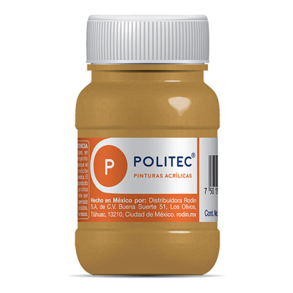 PINTURA ACRILICA 100ML ORO    C/06 POLIT