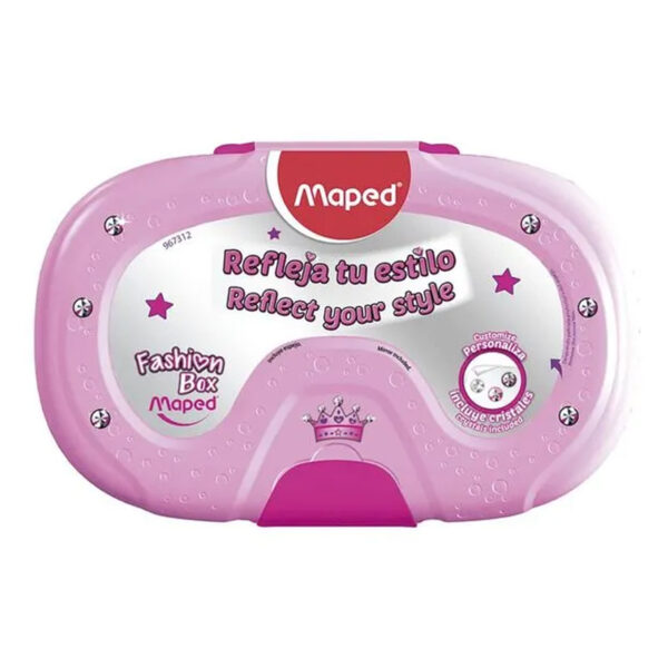 PORTA LAPIZ ESC.PLAST.FASHION BOX  MAPED