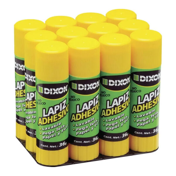 LAPIZ ADHESIVO 36 GRS        C/12  DIXON