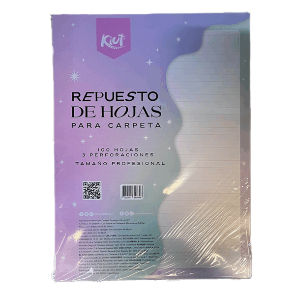 BLOCK CARTA RAYA      100H 3PERF.KIUT