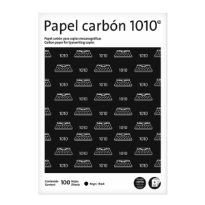 PAPEL CARBON NEGRO 1010 CON 100 HOJAS PELIKAN - CARTA