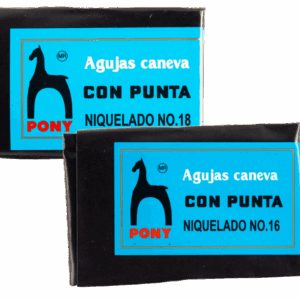 AGUJA CANEVA CON PUNTA #16 CON 25 CONFETTI