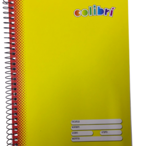 CUADERNO ESPIRAL FORMA FRANCESA 100H COLIBRI - RAYA