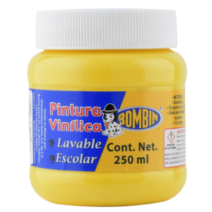 PINTURA VINILICA 250 ML BONBIN - AMARILLO