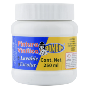 PINTURA VINILICA 250 ML BONBIN - BLANCO