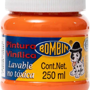 PINTURA VINILICA 250 ML BONBIN - NARANJA