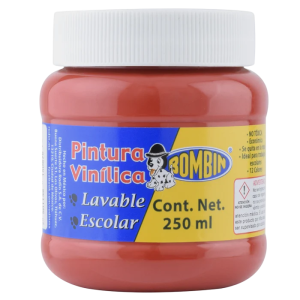 PINTURA VINILICA 250 ML BONBIN - ROJO
