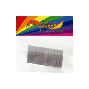 IMAN ESCOLAR CON 12 REDONDO CONFETTI - 22X3 MM