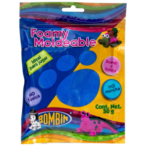 MASA FOMI MOLDEABLE 50 GRS BOMBIN - AZUL
