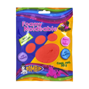 MASA FOMI MOLDEABLE 50 GRS BOMBIN - NARANJA