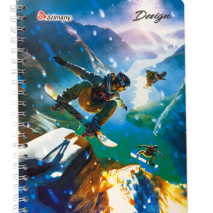 CUADERNO PROFESIONAL DOBLE ARILLO 100 HOJAS DISE?O ARIMANY - CUADRO 7