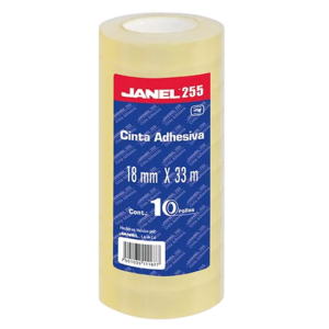 CINTA TRANSPARENTE TORRE 255 JANEL - 18x33