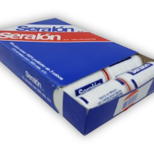 HILO PARA COSER CON 12 PIEZAS SERALON - BLANCO