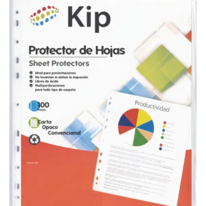 PROTECTOR PARA HOJAS TAMAÑO CARTA 100 HOJAS KIP