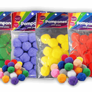 POM POM BOLSA CON COLORES MIXTOS CONFETTI