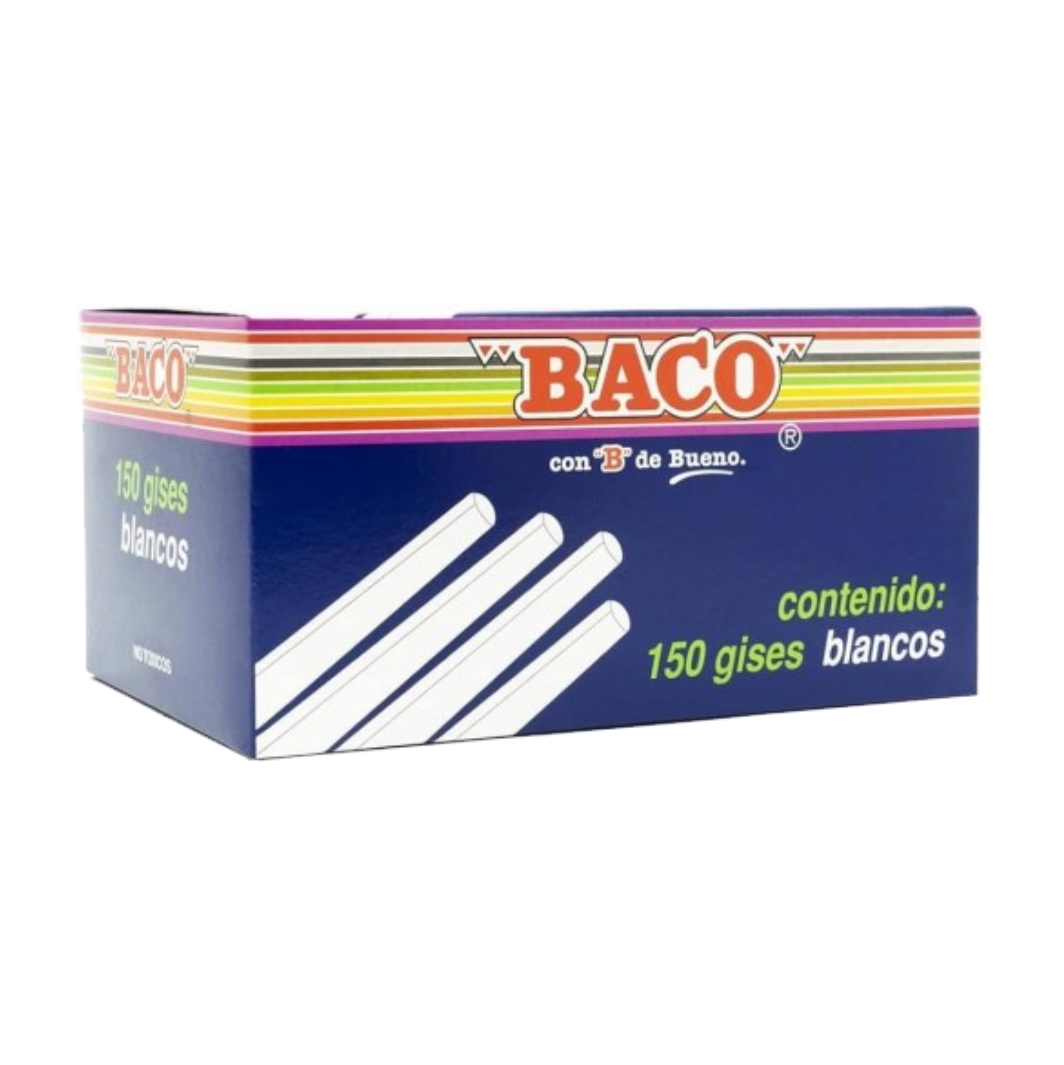 GIS BLANCO MOLDEADO CON 150 PIEZAS BACO
