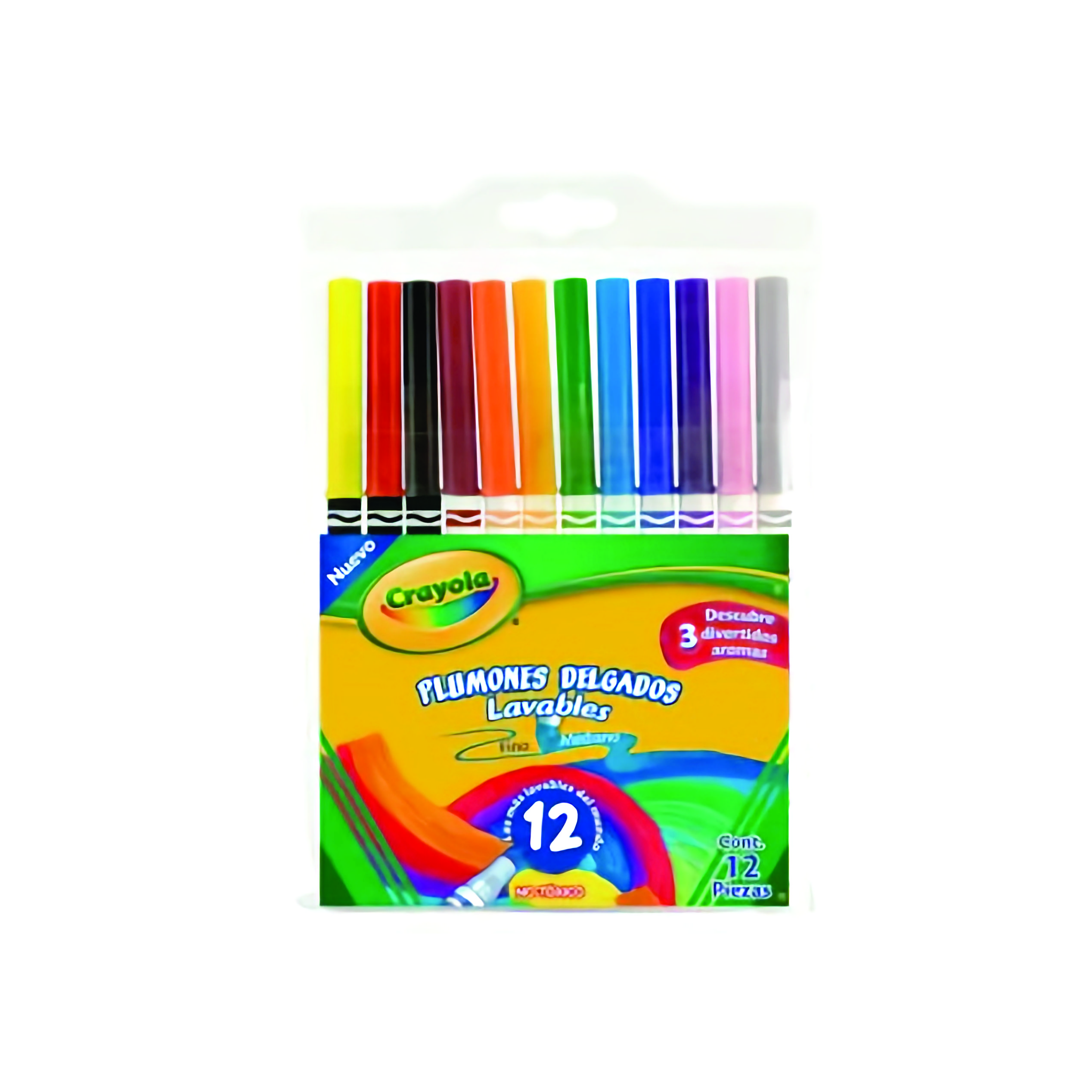 PLUMIN LAVABLE DIFERENTES COLORES CRAYOLA