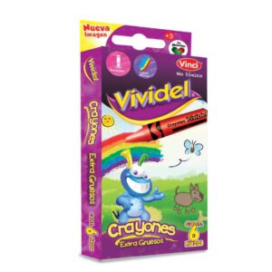 CRAYON JUMBO VIVIDEL DIXON - 06 PIEZAS