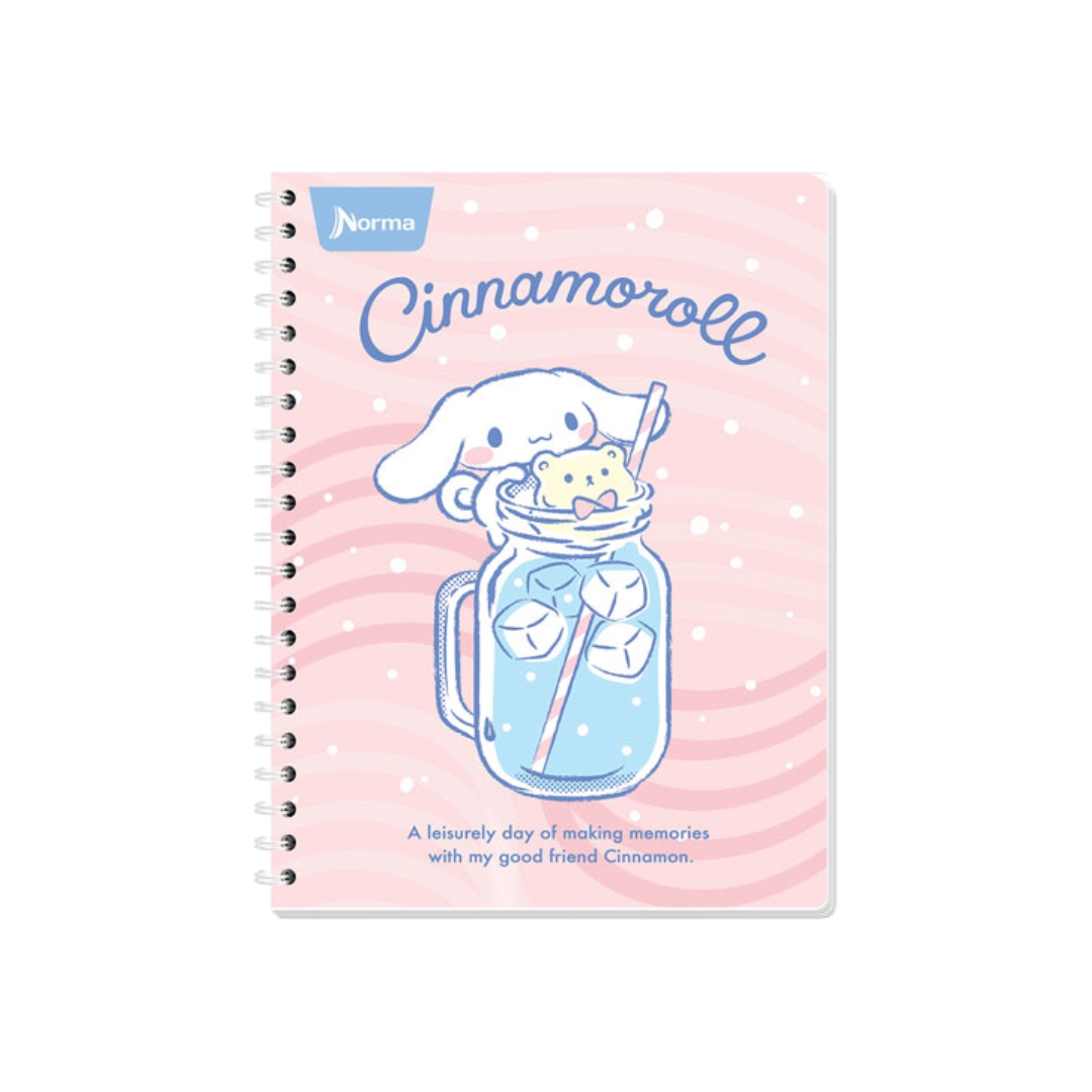 CUADERNO PROFESIONAL DOBLE ARILLO 100 HOJAS CINNAMOROLL NORMA - Imagen 2