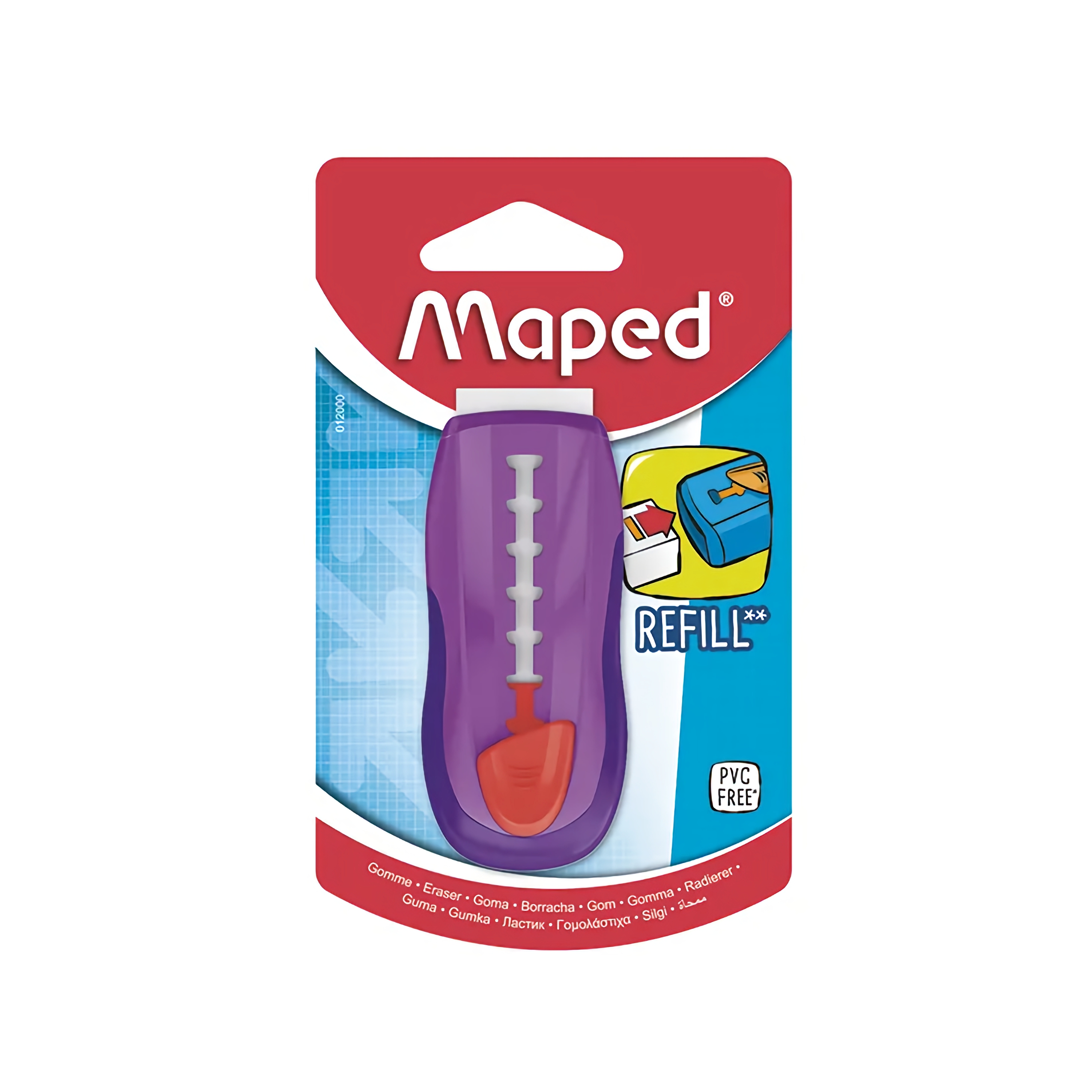 GOMA BLANCA RETRACTIL BLT MAPED