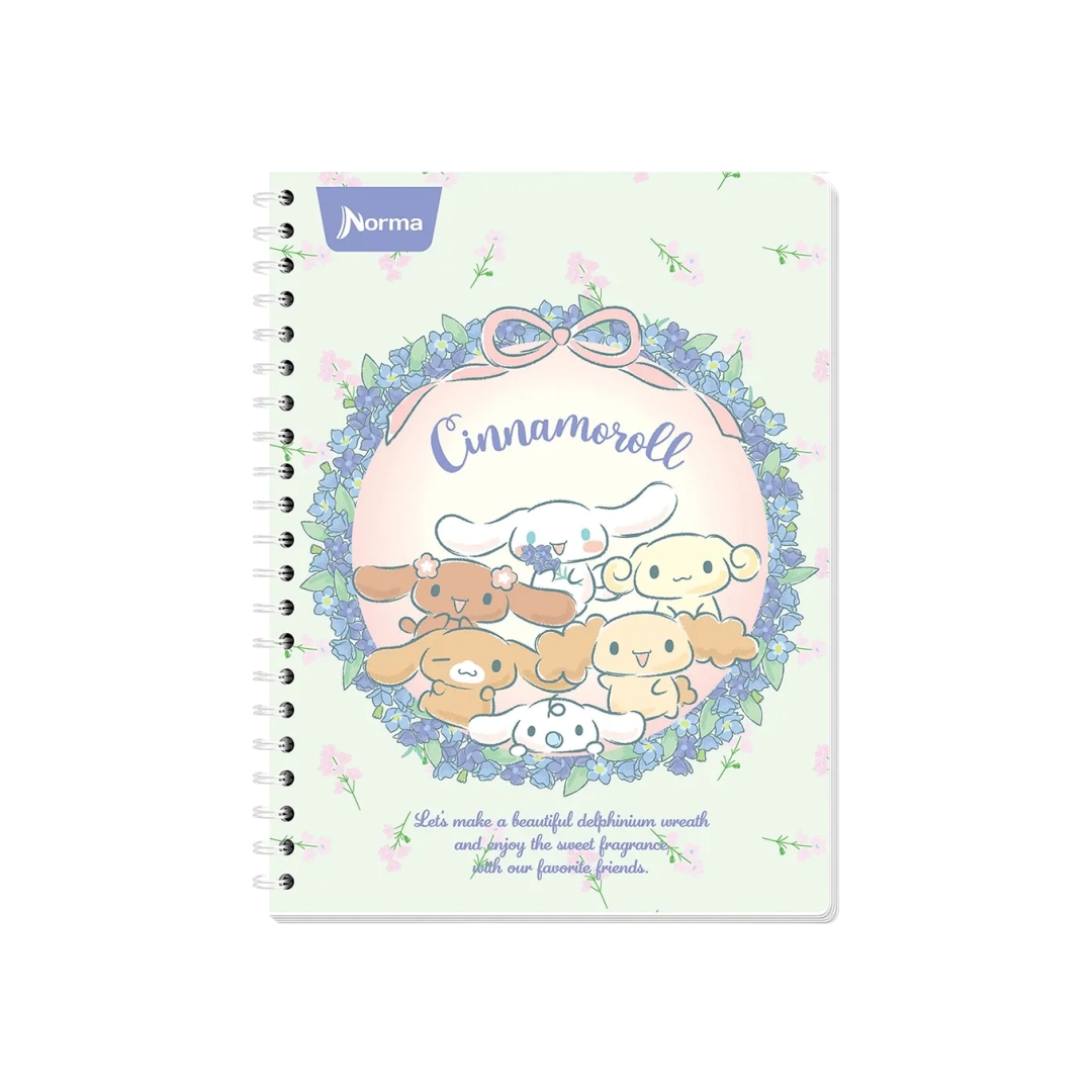 CUADERNO PROFESIONAL DOBLE ARILLO 100 HOJAS CINNAMOROLL NORMA - Imagen 3