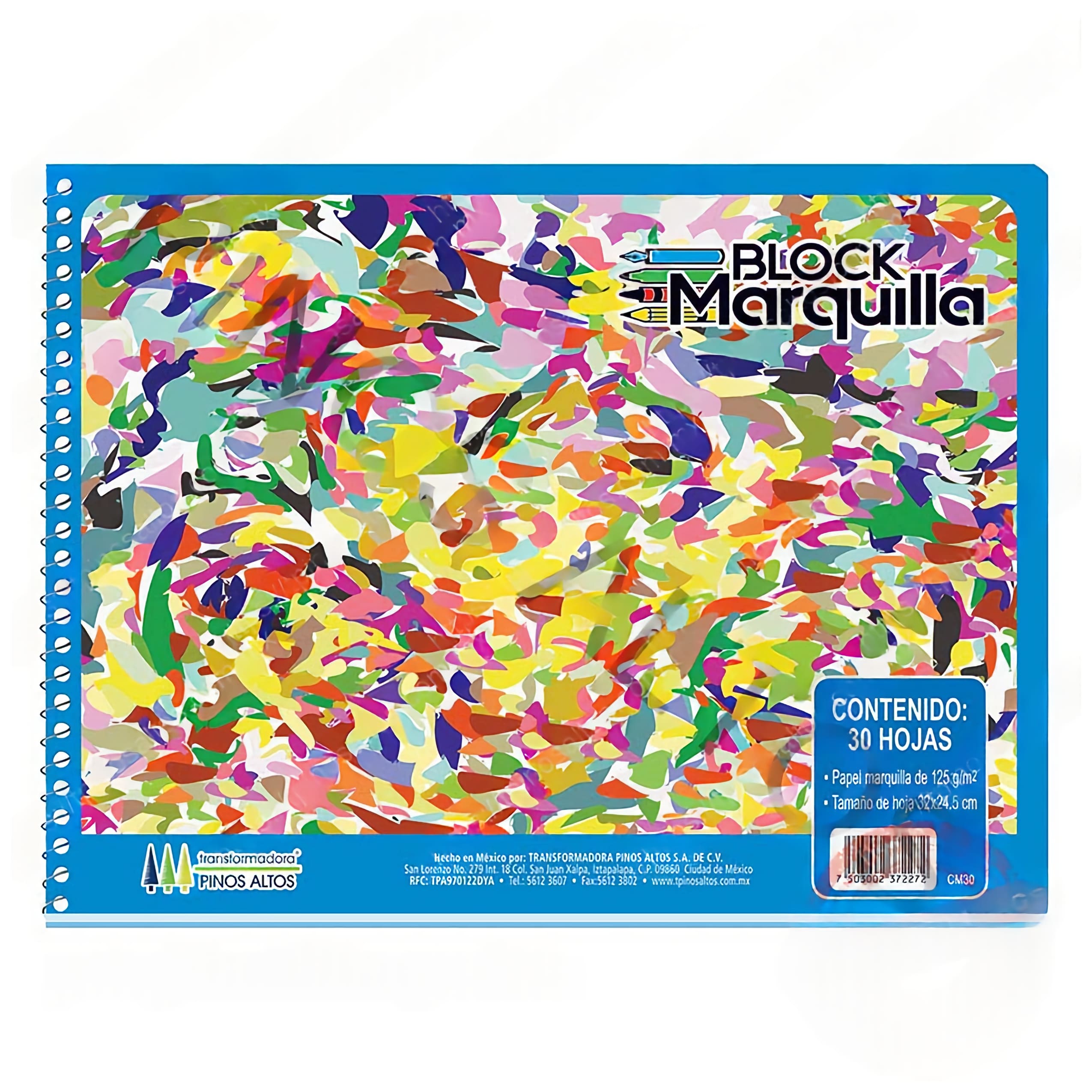 CUADERNO CON ESPIRAL DE DIBUJO AGUILUCHO CON 30 HOJAS PINOS ALTOS