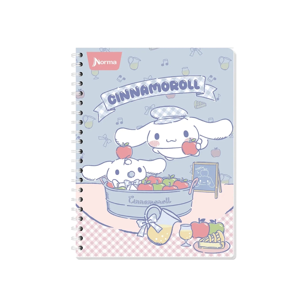 CUADERNO PROFESIONAL DOBLE ARILLO 100 HOJAS CINNAMOROLL NORMA - Imagen 4