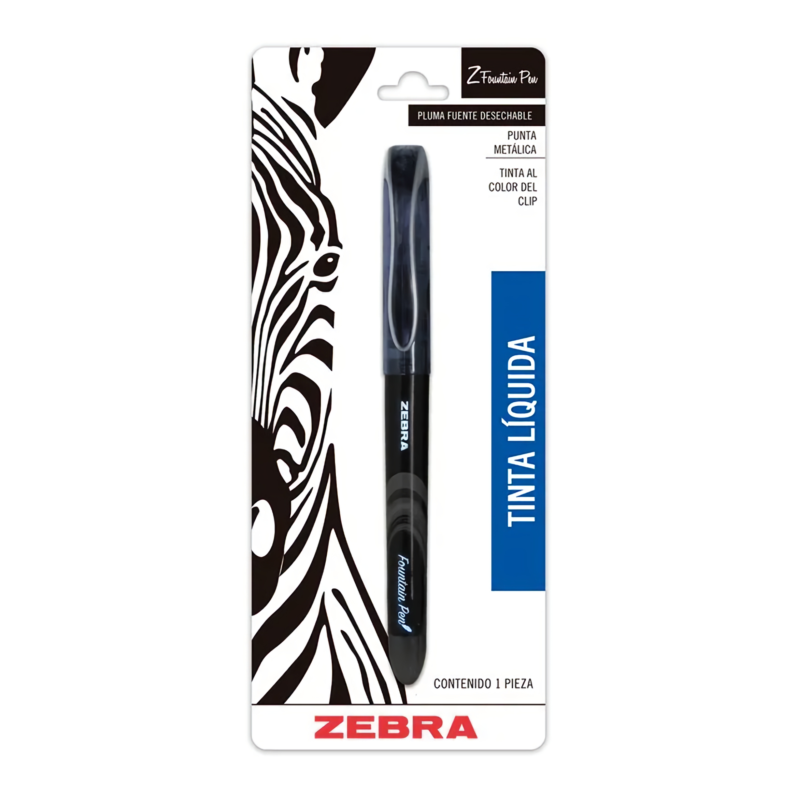 PLUMA FUENTE NEGRO Z-FOUNTAIN PEN ZEBRA