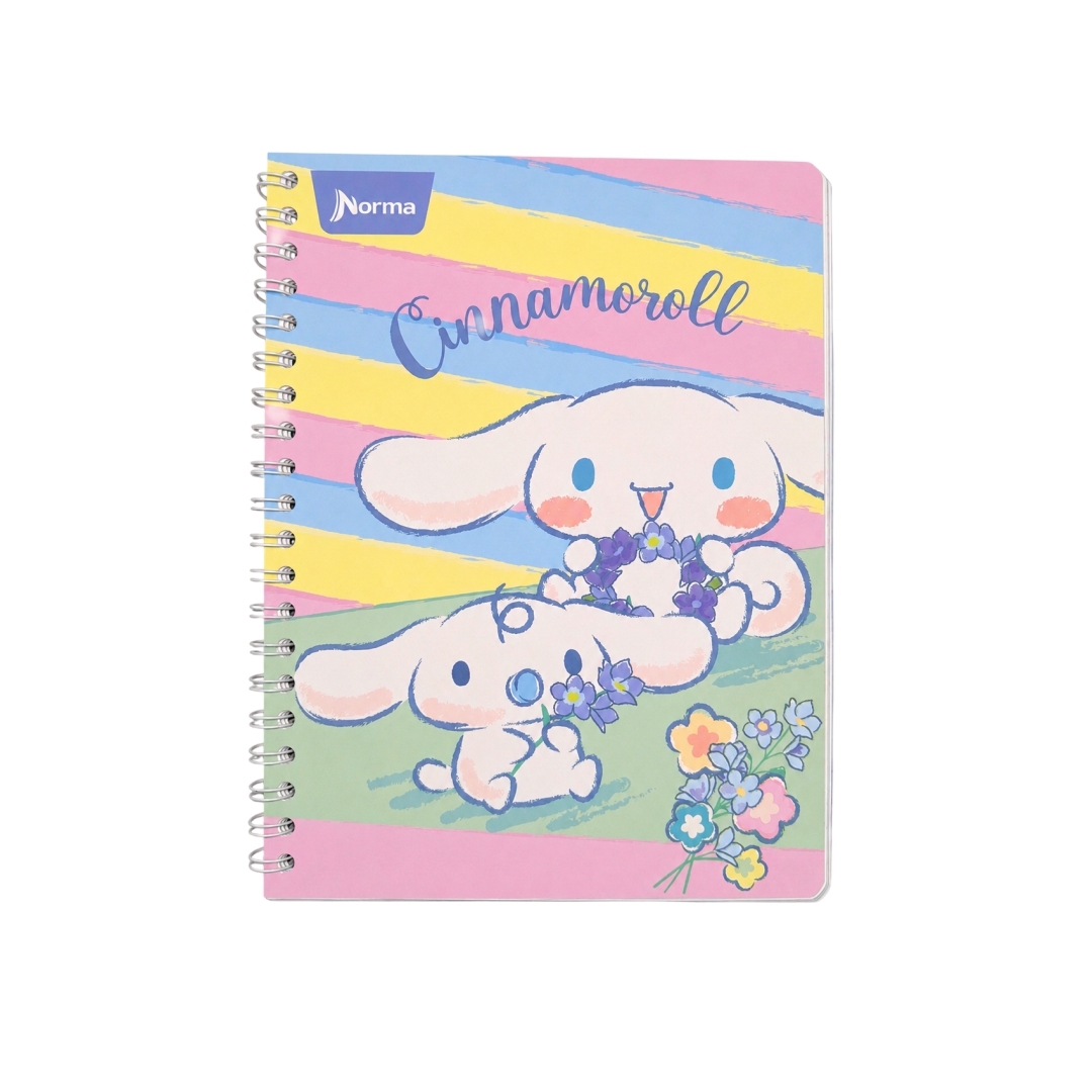 CUADERNO PROFESIONAL DOBLE ARILLO 100 HOJAS CINNAMOROLL NORMA - Imagen 5