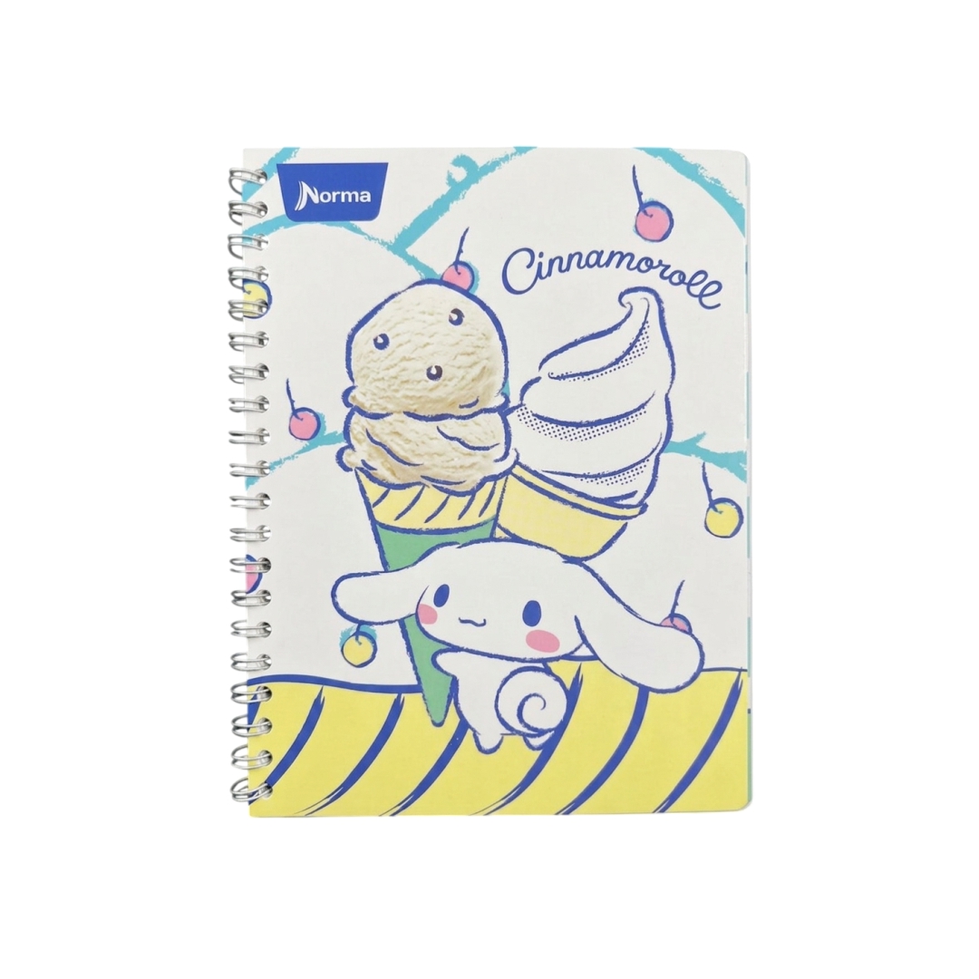 CUADERNO PROFESIONAL DOBLE ARILLO 100 HOJAS CINNAMOROLL NORMA - Imagen 9