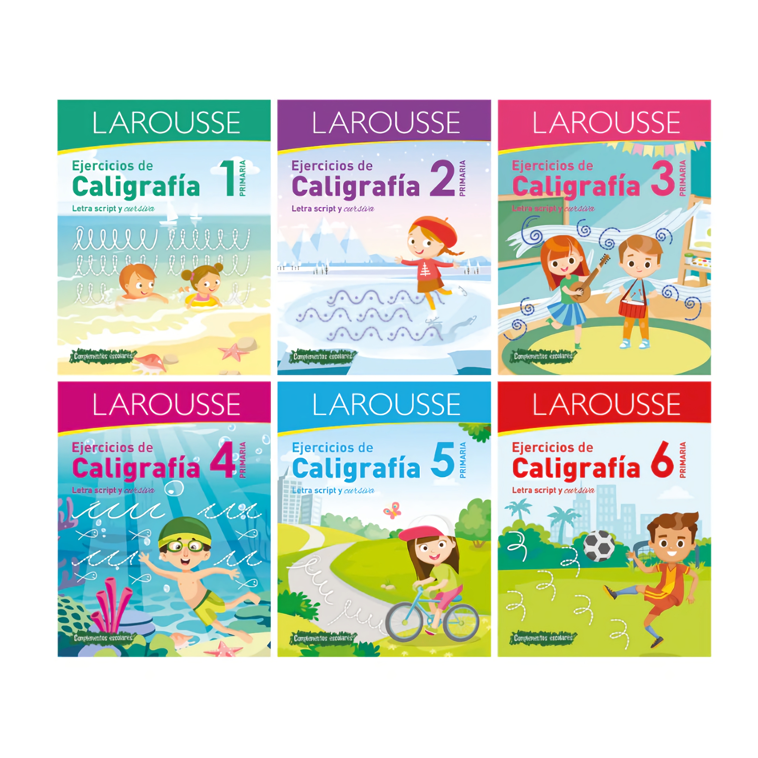 LIBRO DE ACTIVIDADES EJERCICIOS DE CALIGRAFIA LAROUSSE
