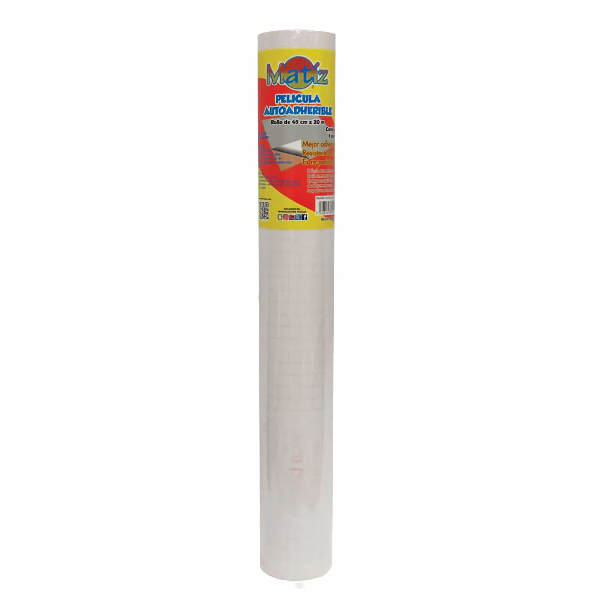 ROLLO DE PAPEL CONTAC 45CMX20M MATIZ