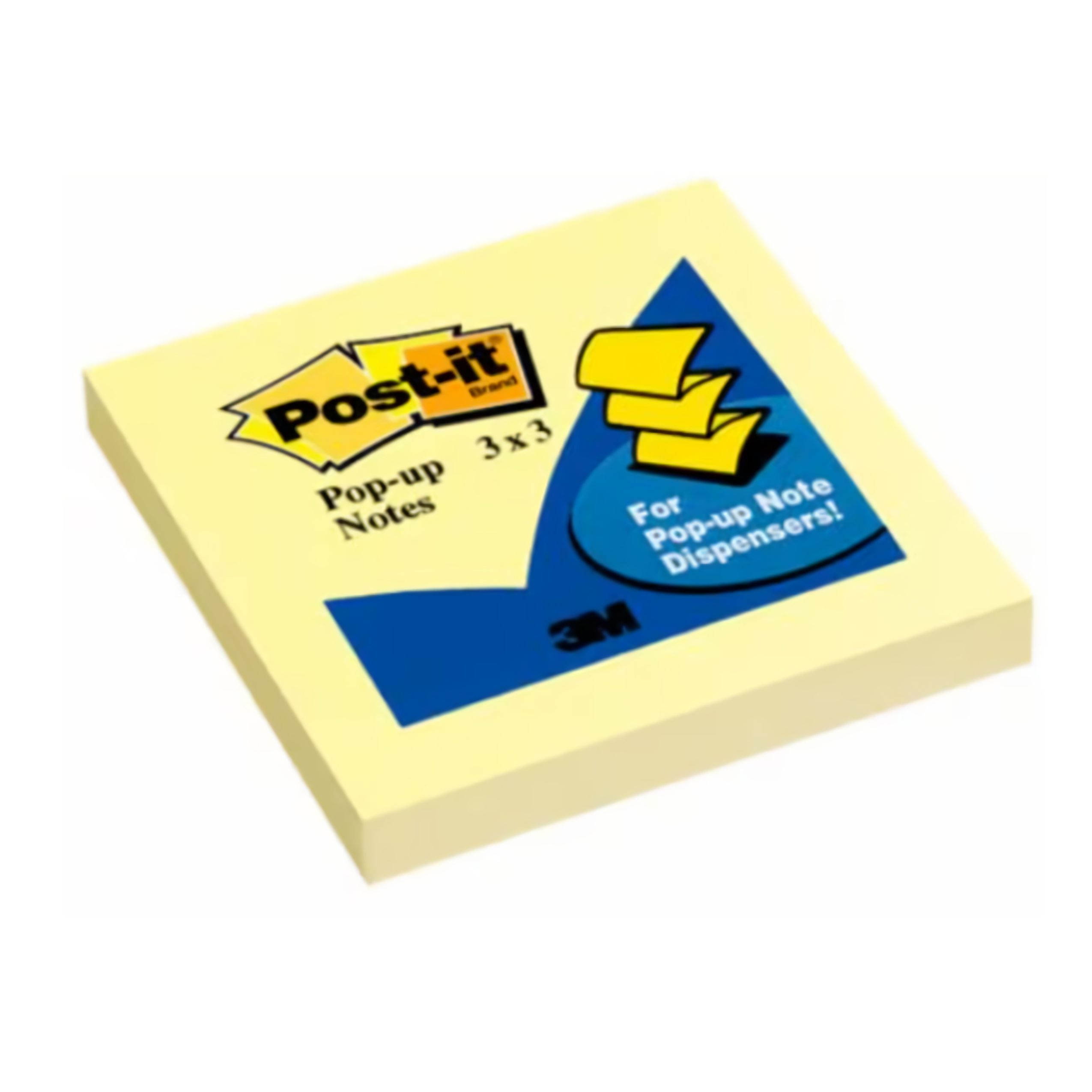 BLOCK POST-IT R330-YW 3X3 AMARILLO CON 100 HOJAS 3M