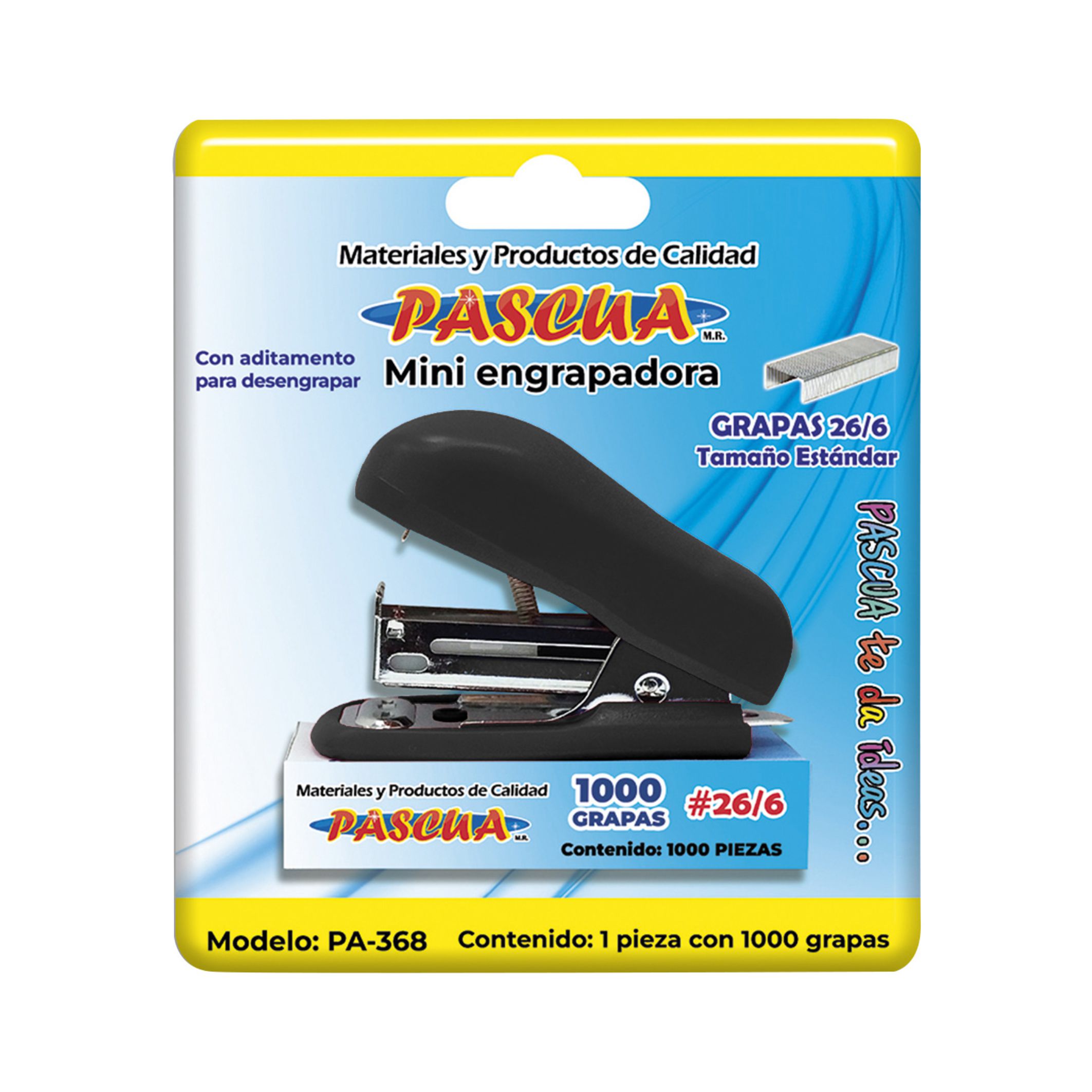 ENGRAPADORA MINI PA-368 CON 1000 GRAPAS PASCUA