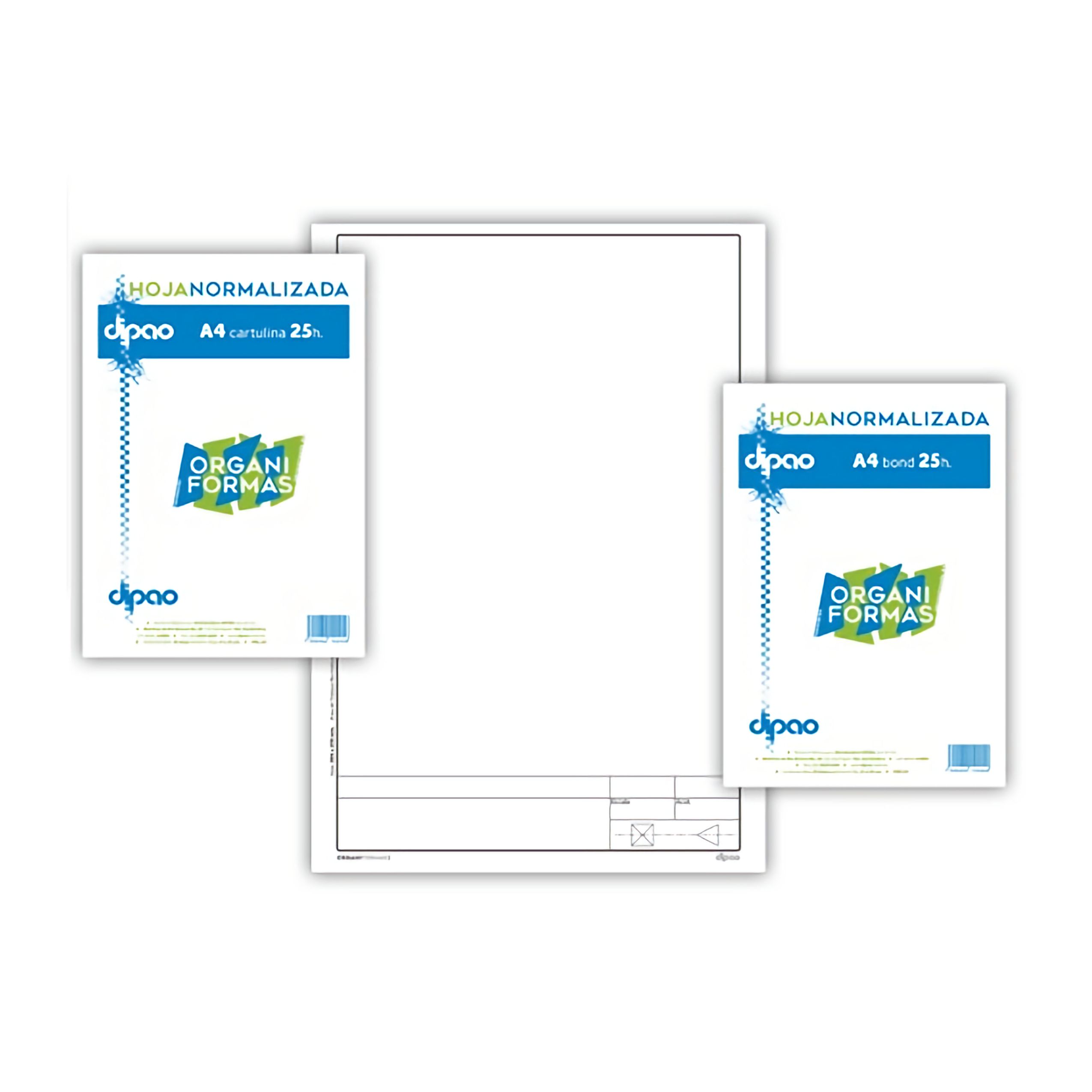 BLOCK A4 NORMALIZADA BOND 75GR 25 HOJAS DIPAO