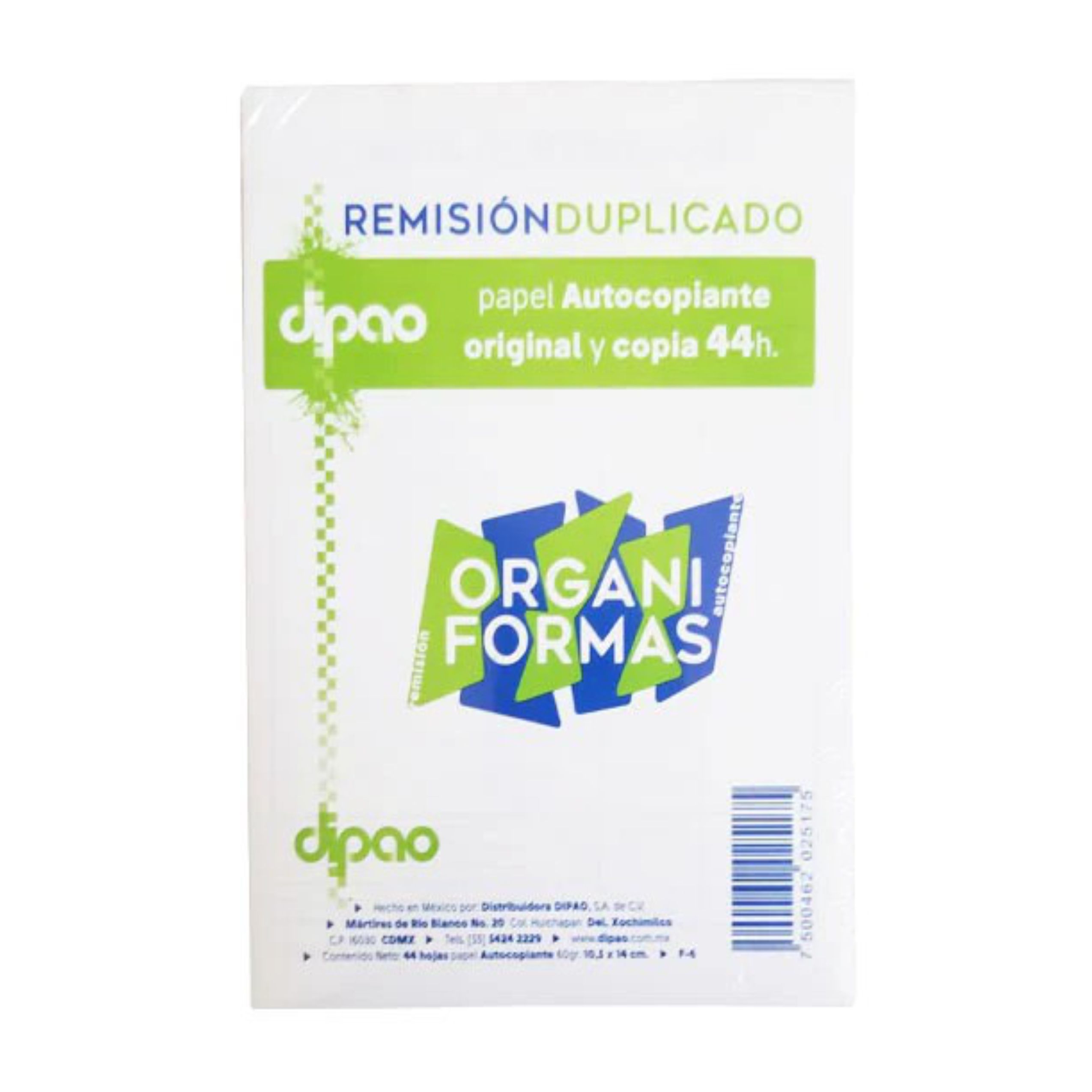 BLOCK REMISION ESQUELA DUPLICADO AUTOCOPIADO 44 HOJAS F10 DIPAO