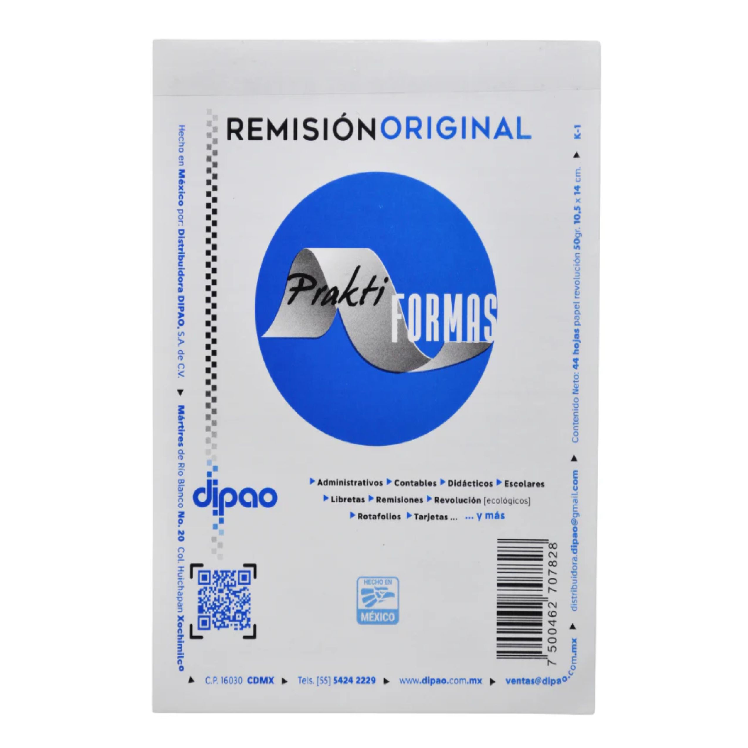 BLOCK REMISION ESQUELA ORIGINAL 44 HOJAS K5 DIPAO
