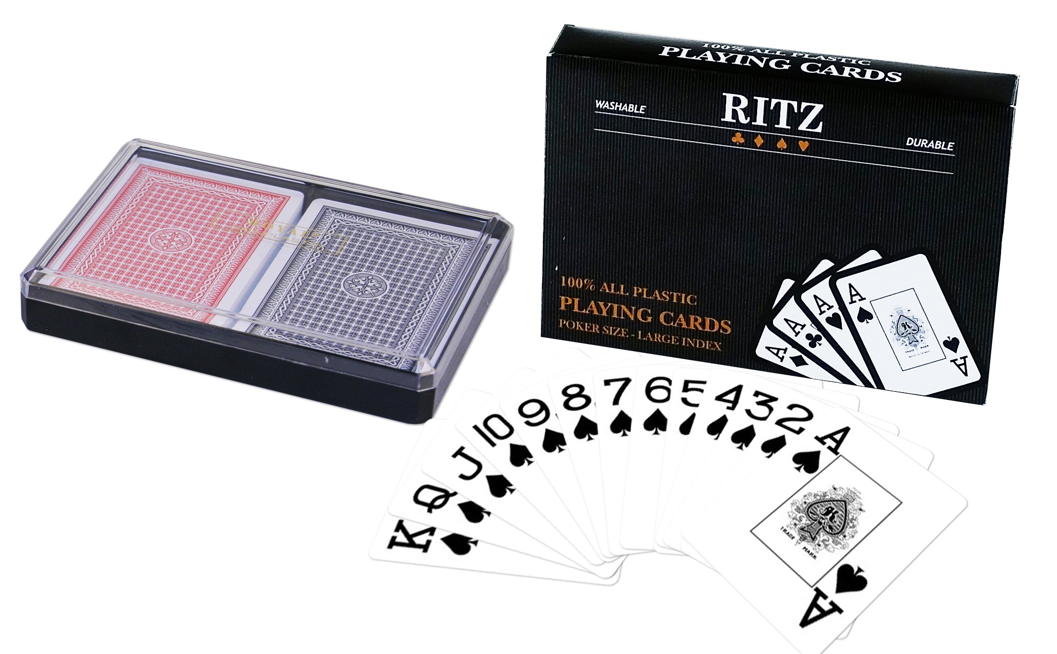 BARAJA POKER PLASTICA PLAYING CARDS
