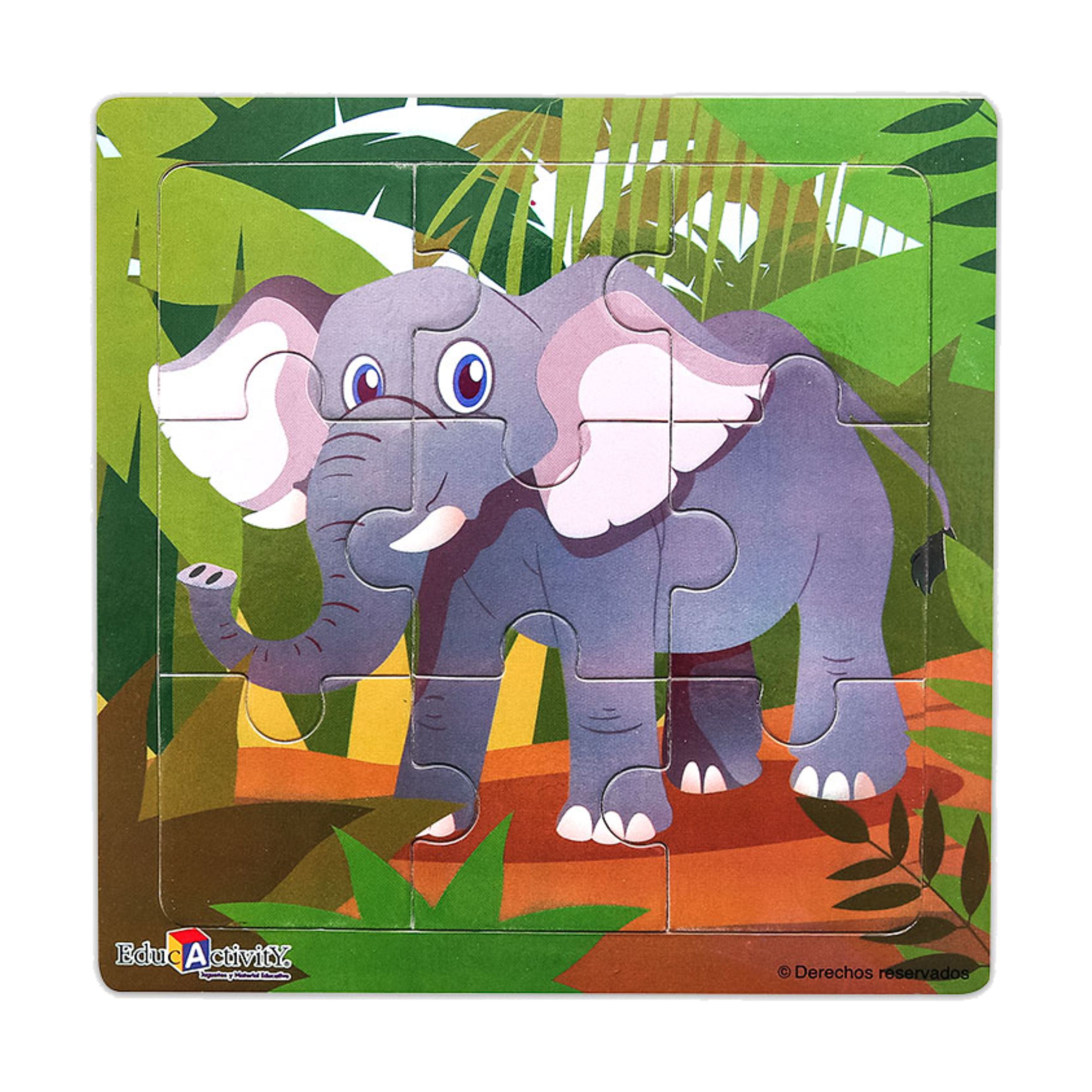 ROMPECABEZAS DIDACTICO ELEFANTE 246 EDUCACTIVITY