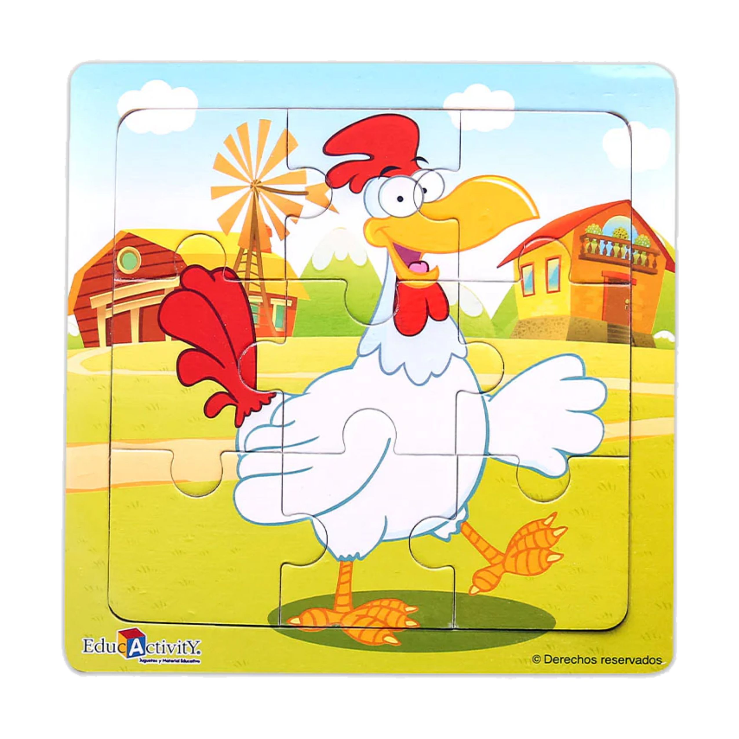 ROMPECABEZAS DIDACTICO GALLO 264 EDUCACTIVITY