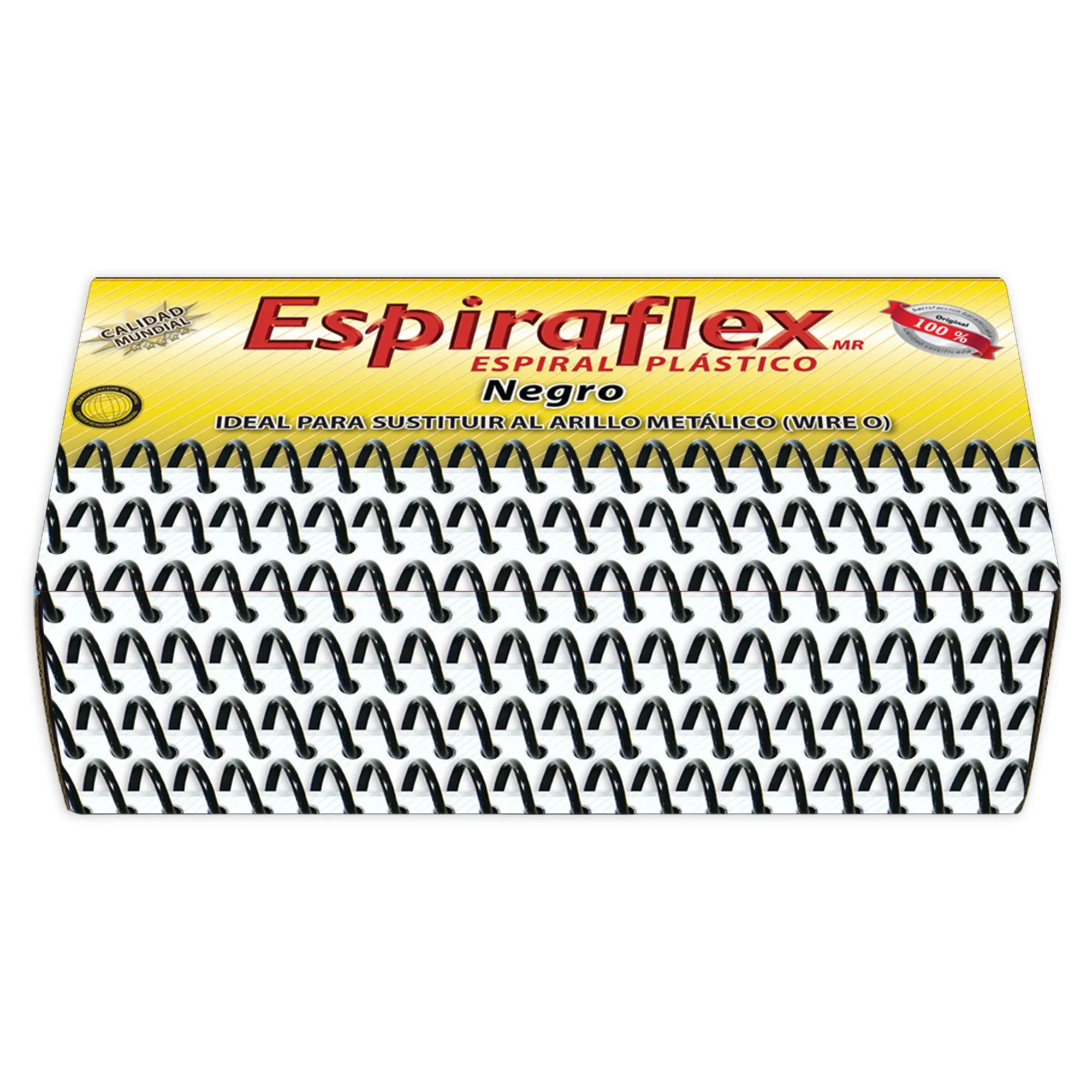 ARILLO PLASTICO BOFLEX ESPIRAL 3:1 NEGRO