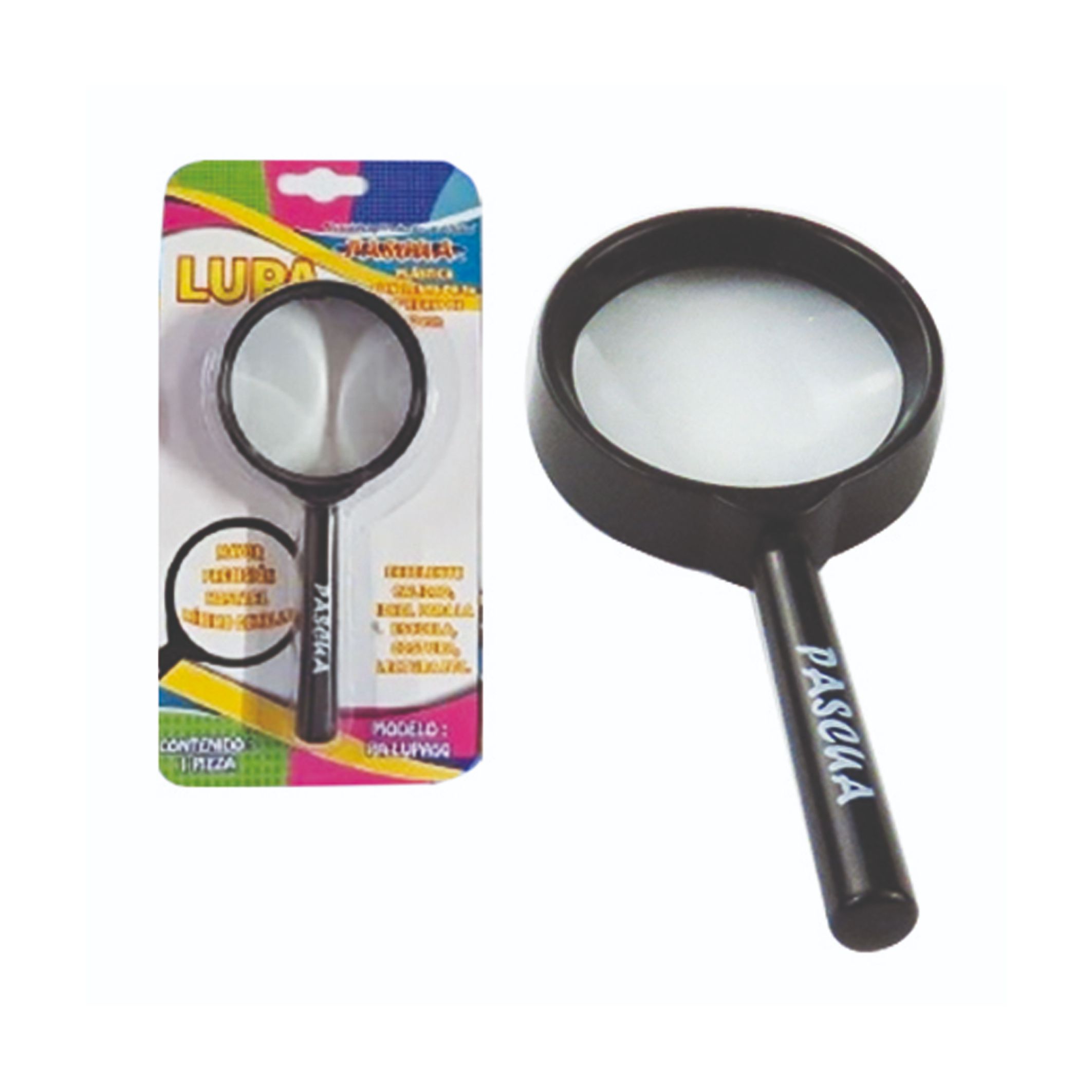 LUPA CON ARO DE PLASTICO 75MM PASCUA