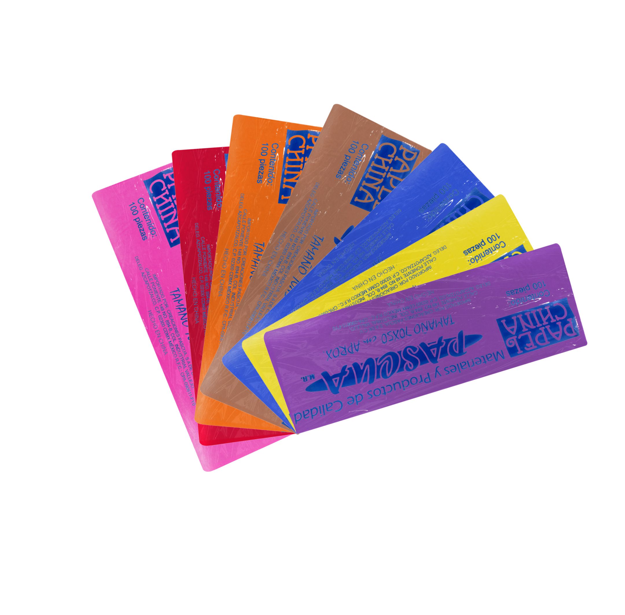 PAPEL CHINA DE 50X70 C0N 100 HOJAS PASCUA